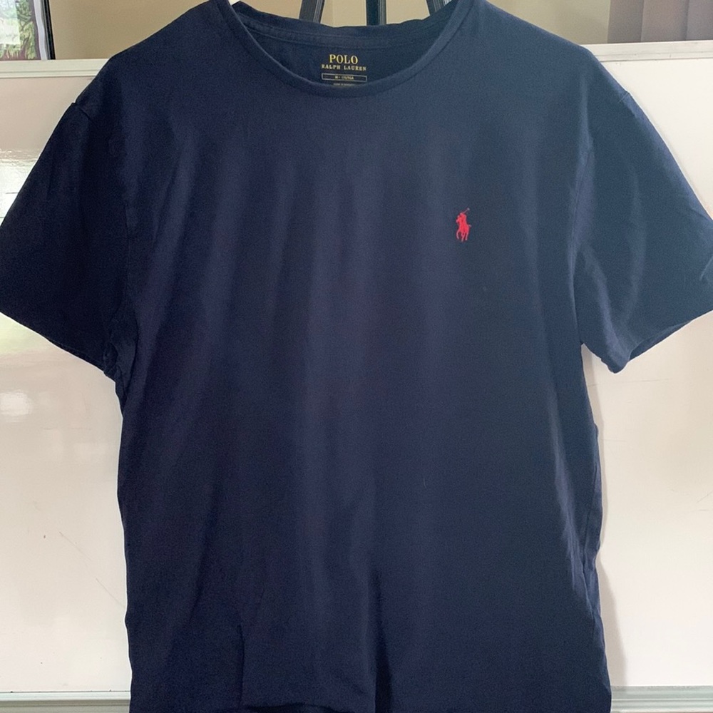⭐️BOGO⭐️ Mens Medium Navy Blue Polo Ralph Lauren Classic T-Shirt